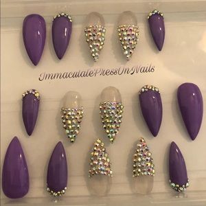 Authentic custom press on nail